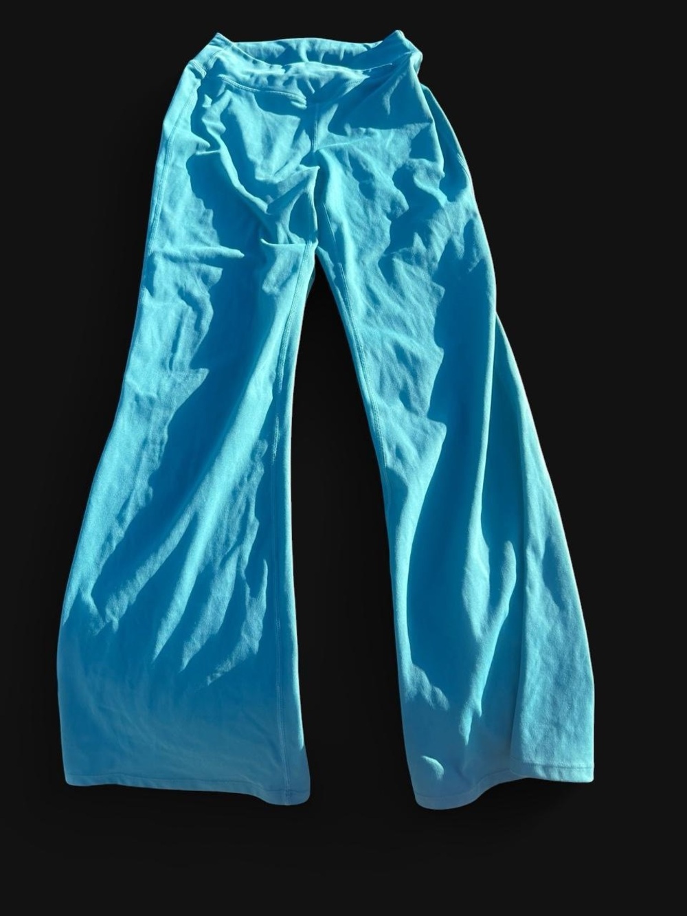 HALARA Bright Turquoise Wide-Leg Leggings